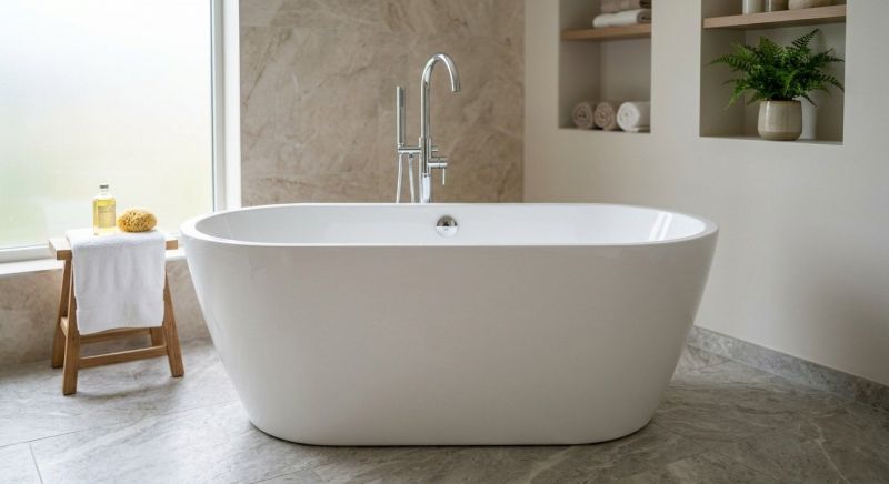 Acrylic Bathtub Installation in Pottstown, PA